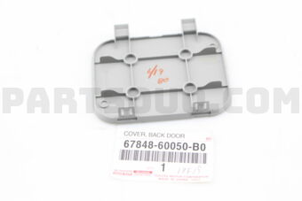 6784860050B0 COVER, BACK DOOR SERVICE HOLE, N
