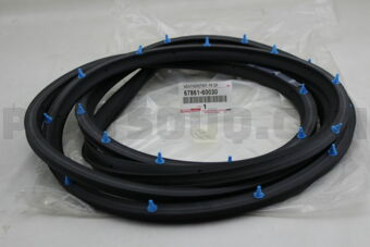 6786160030 WEATHERSTRIP, FRONT DOOR, RH