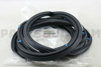 6786160071 WEATHERSTRIP, FRONT DOOR, RH
