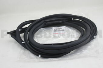 6786160090 WEATHERSTRIP, FRONT DOOR, RH