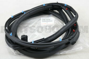 6786160160 WEATHERSTRIP, FRONT DOOR, RH
