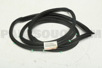 6787160070 WEATHERSTRIP, REAR DOOR, RH