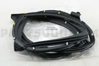 6787260120 WEATHERSTRIP, REAR DOOR, LH