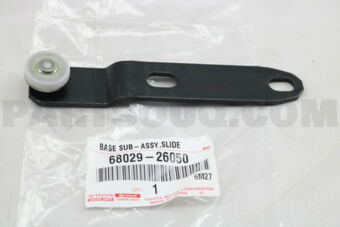 6802926050 BASE SUB-ASSY, SLIDE DOOR LOWER RO