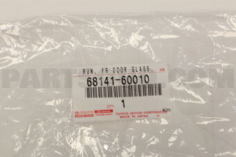 6814160010 Toyota RUN, FRONT DOOR GLASS, RH