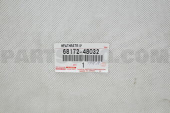 6817248032 WEATHERSTRIP, FRONT DOOR GLASS, IN