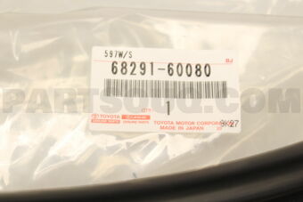 6829160080 WEATHERSTRIP, BACK DOOR GLASS, RH
