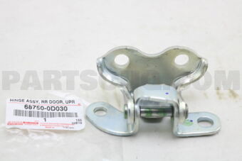 687500D030 HINGE ASSY, REAR DOOR, UPPER RH