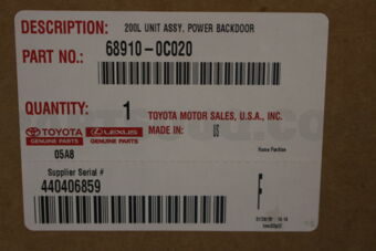 689100C020 UNIT ASSY, POWER BACK DOOR