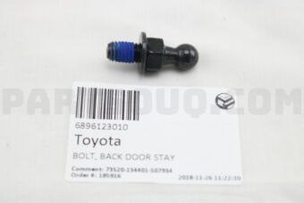 6896123010 BOLT, BACK DOOR STAY