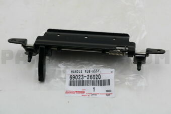 6902326020 HANDLE, BACK DOOR OUTSIDE