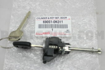 690510K011 CYLINDER & KEY SET, DOOR LOCK, RH