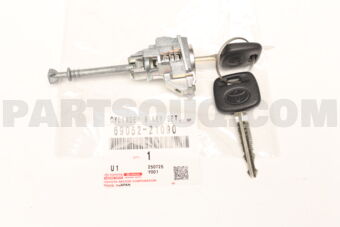 6905221090 Toyota CYLINDER &amp; KEY SET, DOOR LOCK, LH