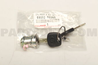 6905260360 CYLINDER & KEY SET, BACK DOOR LOCK