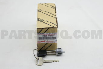 690560K010 CYLINDER & KEY SET, GLOVE COMPARTM