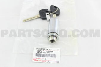 6905960220 CYLINDER & KEY SET, SPARE WHEEL LO