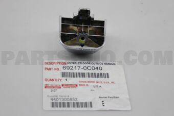 692170C040 COVER, FRONT DOOR OUTSIDE HANDLE, 