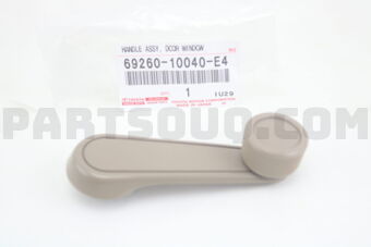 6926010040E4 Toyota HANDLE ASSY, FRONT DOOR WINDOW REGULATOR