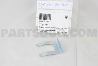 6968120040 CLAMP, DOOR LOCK CYLINDER & SLEEVE