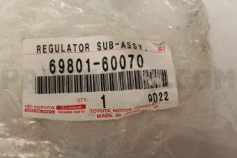 6980160070 REGULATOR SUB-ASSY, FRONT DOOR WIN
