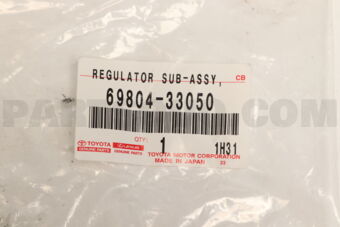 6980433050 REGULATOR SUB-ASSY, REAR DOOR WIND