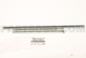 699060C020 Toyota CHANNEL SUB-ASSY, REAR DOOR GLASS, LH