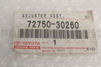 7275030260 Toyota ADJUSTER ASSY, LUMBAR SUPPORT, RH