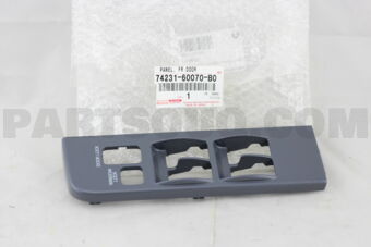 7423160070B0 PANEL, FRONT ARMREST BASE, UPPER