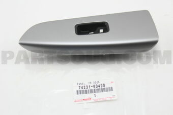 7423160490 PANEL, FRONT ARMREST BASE, UPPER R