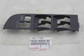7423260040B0 PANEL, FRONT ARMREST BASE, UPPER