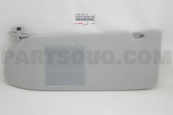 7432060390B0 VISOR ASSY, LH