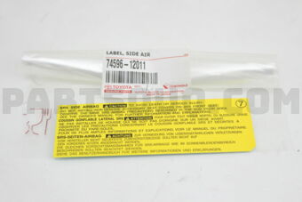 7459612011 LABEL, PASSENGER AIR BAG CAUTION