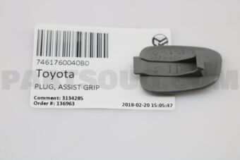 7461760040B0 Toyota PLUG, ASSIST GRIP
