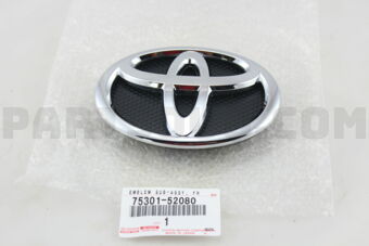 7530152080 EMBLEM, FRONT BUMPER