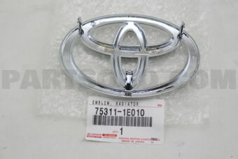 753111E010 EMBLEM, RADIATOR GRILLE (OR FRONT 