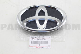 7531133130 EMBLEM, RADIATOR GRILLE (OR FRONT 