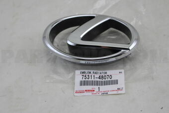 7531148070 EMBLEM, RADIATOR GRILLE (OR FRONT 