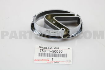7531150050 EMBLEM, RADIATOR GRILLE (OR FRONT 