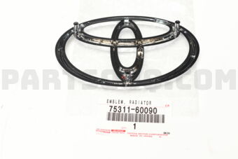 7531160090 EMBLEM, RADIATOR GRILLE (OR FRONT 