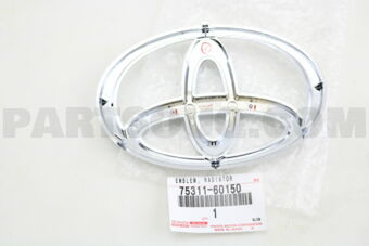 7531160150 EMBLEM, RADIATOR GRILLE (OR FRONT 