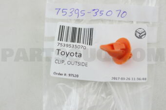 7539535070 CLIP, OUTSIDE MOULDING, NO.1