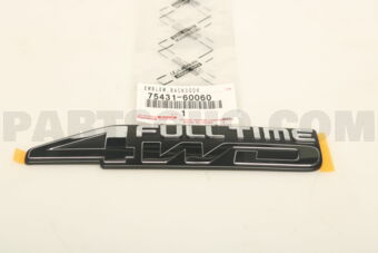 7543160060 EMBLEM, BACK DOOR, NO.1