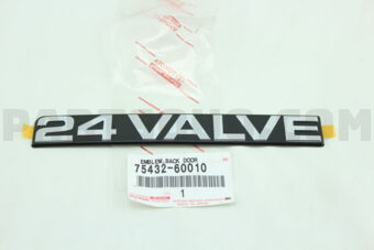 7543260010 PLATE, BACK DOOR NAME, NO.2