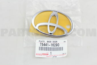 7544116290 EMBLEM, BACK DOOR, NO.1