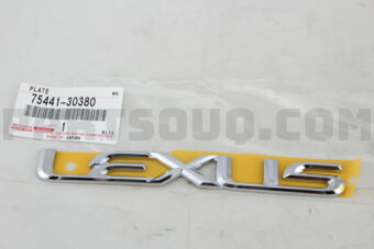 7544130380 PLATE, LUGGAGE COMPARTMENT DOOR NA