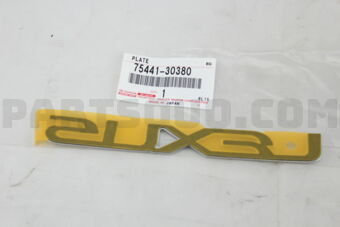 7544130380 PLATE, LUGGAGE COMPARTMENT DOOR NA