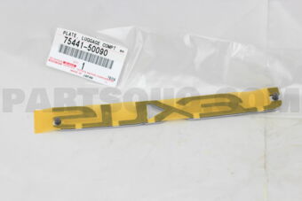 7544150090 PLATE, LUGGAGE COMPARTMENT DOOR NA
