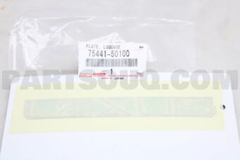 7544150100 PLATE, LUGGAGE COMPARTMENT DOOR NA