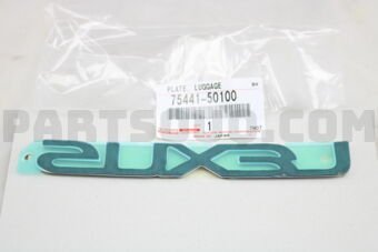 7544150100 PLATE, LUGGAGE COMPARTMENT DOOR NA