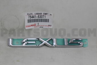 7544153071 PLATE, LUGGAGE COMPARTMENT DOOR NA